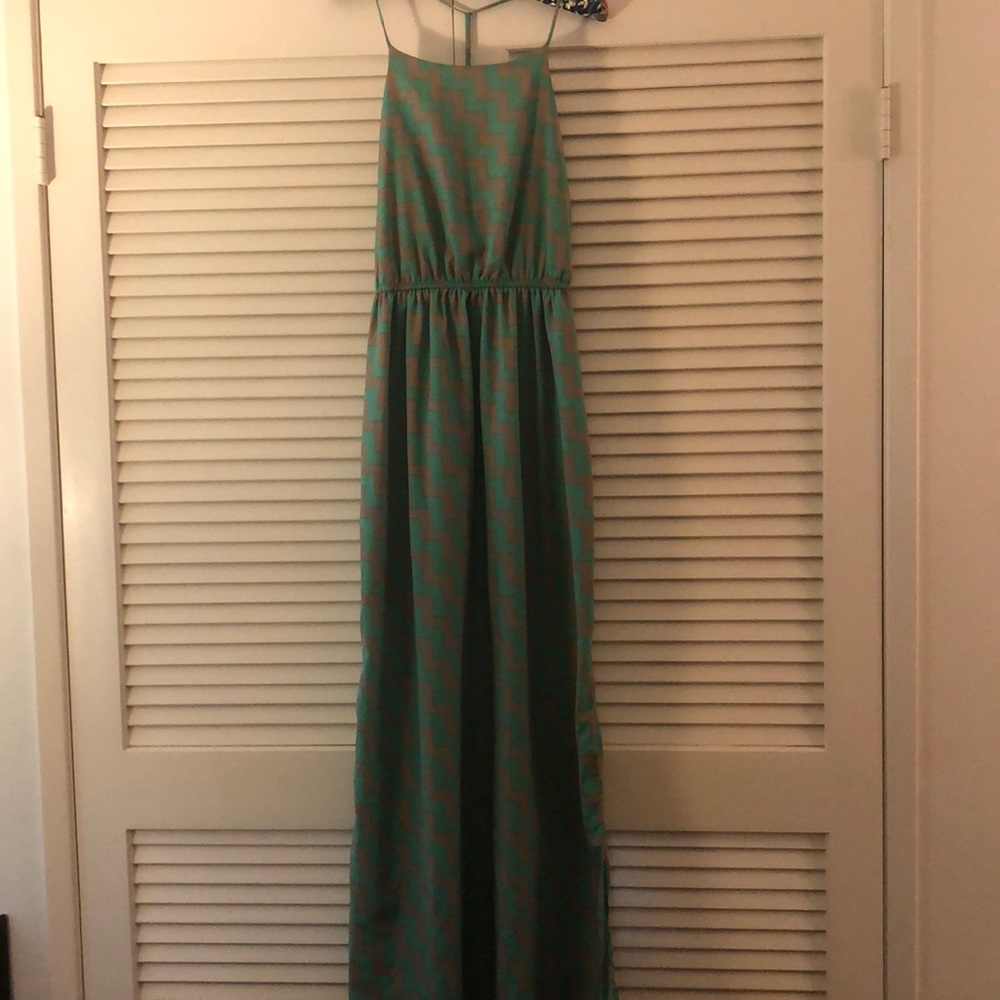 Chevron Maxi Dress